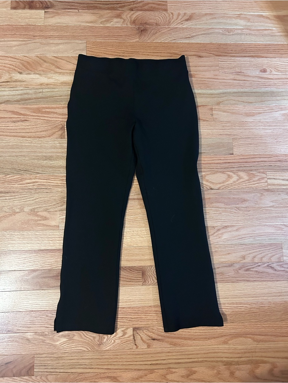Quince Black Ponte ankle length pants